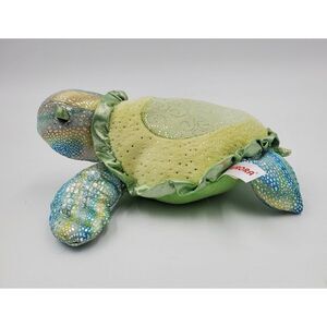 Aurora Plush Sea Turtle Sparkly Tamara Stuffed Animal  10"